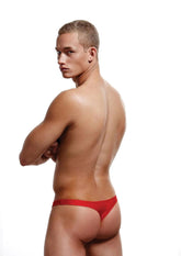 Envy Menswear Low Rise Red Thong Medium Large Mens Underwear Mens Thongs